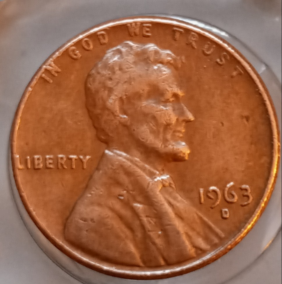 Decent-Circulated-1963-D-Lincoln-Cent